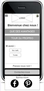 Wireframe webapp